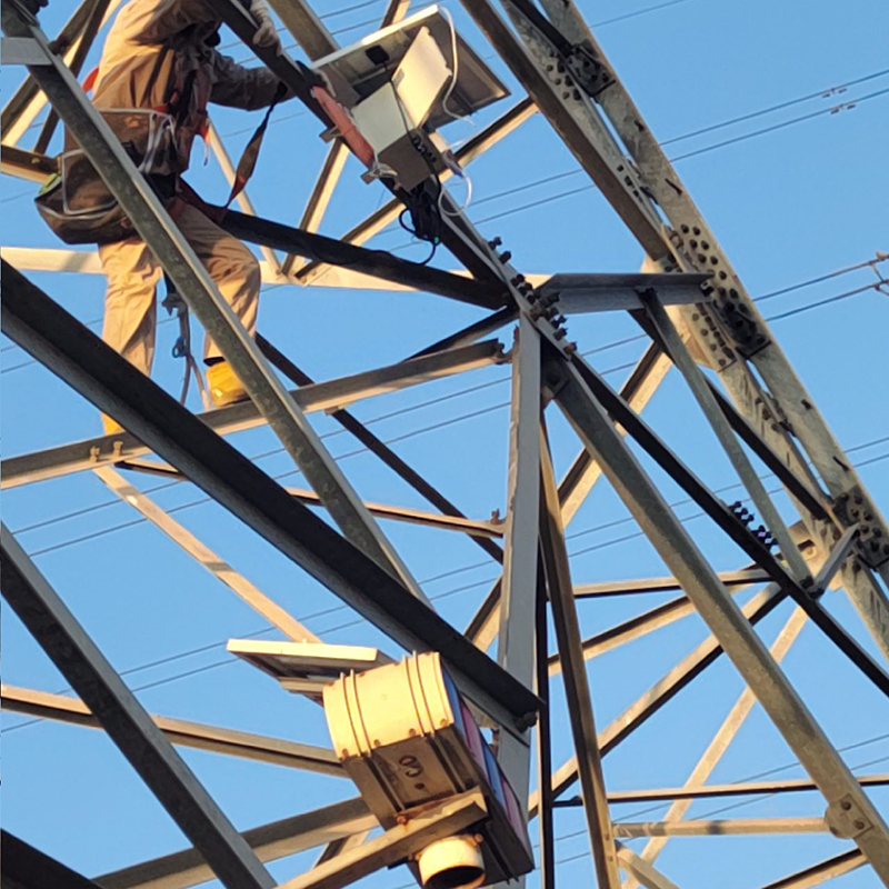 2025.12.30 輸電線路北斗桿塔傾斜在線監(jiān)測(cè)裝置   設(shè)備安裝案例